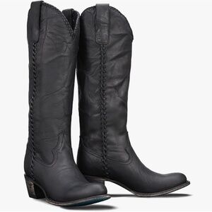 NWOT Lane Boots Plain Jane Knee High Western Boot, Size 7.5